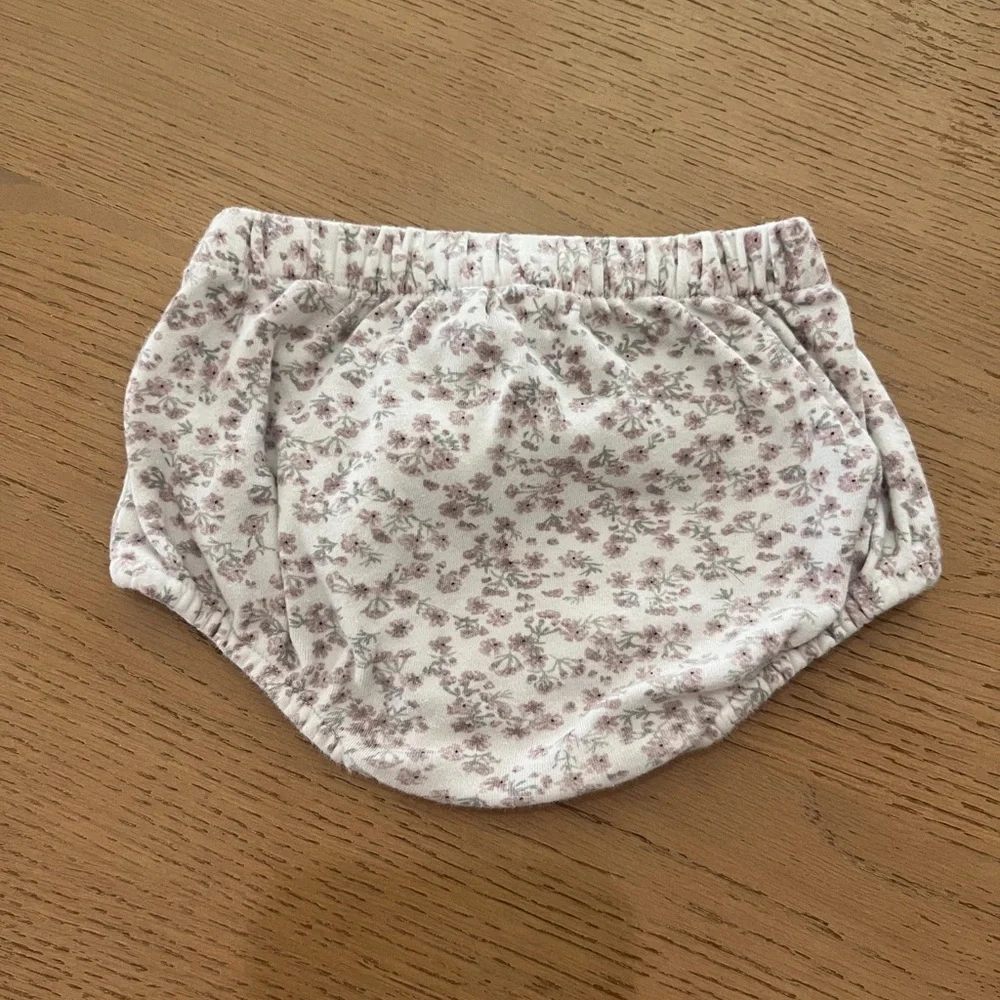Jamie Kay Floral Print Cotton Baby Bloomers 3-6 months